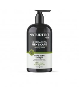 Naturtint REVITALISEERIV MEESTE Hooldus Juuste ja Habeme Šampoon Energiseeriv Puhastav 500 ml