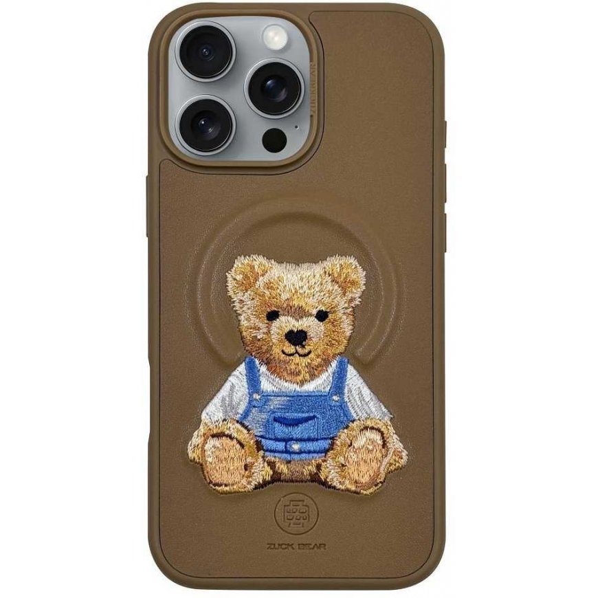 ZuckBear ZUCK BEAR case EVERLEY compatible with MagSafe 16 champagne gold
