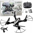 Lean Toys Modern drone Y30 with LED lighting and 360° rotation