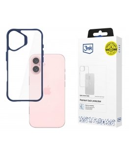 3MK Satin Armor Case+ mobilo telefonu apvalks 15,5 cm (6.1") Aploksne Zils, Caurspīdīgs