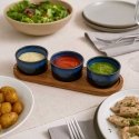 Secret De Gourmet Snack platter with stoneware bowls, 29 x 10 cm Secret De Gourmet Snack platter with stoneware bowls, 29 x 10 cm