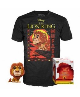 Funko Set POP -figuuri ja T-paita Disney Leijonakuningas Mufasa