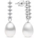 Brilio Silver Brilio Silver Charming silver earrings with pearl and zircon EA950W Brilio Silver Brilio Silver Charming silver earrings with pearl and zircon EA950W