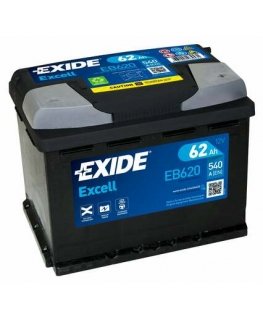 Exide Excell EB620 automašīnas akumulators Noslēgts svina skābju (VRLA) 62 ampērstunda 12 V 540 A Auto