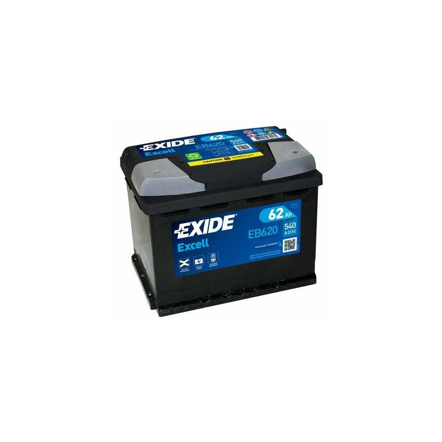 Exide Excell EB620 automašīnas akumulators Noslēgts