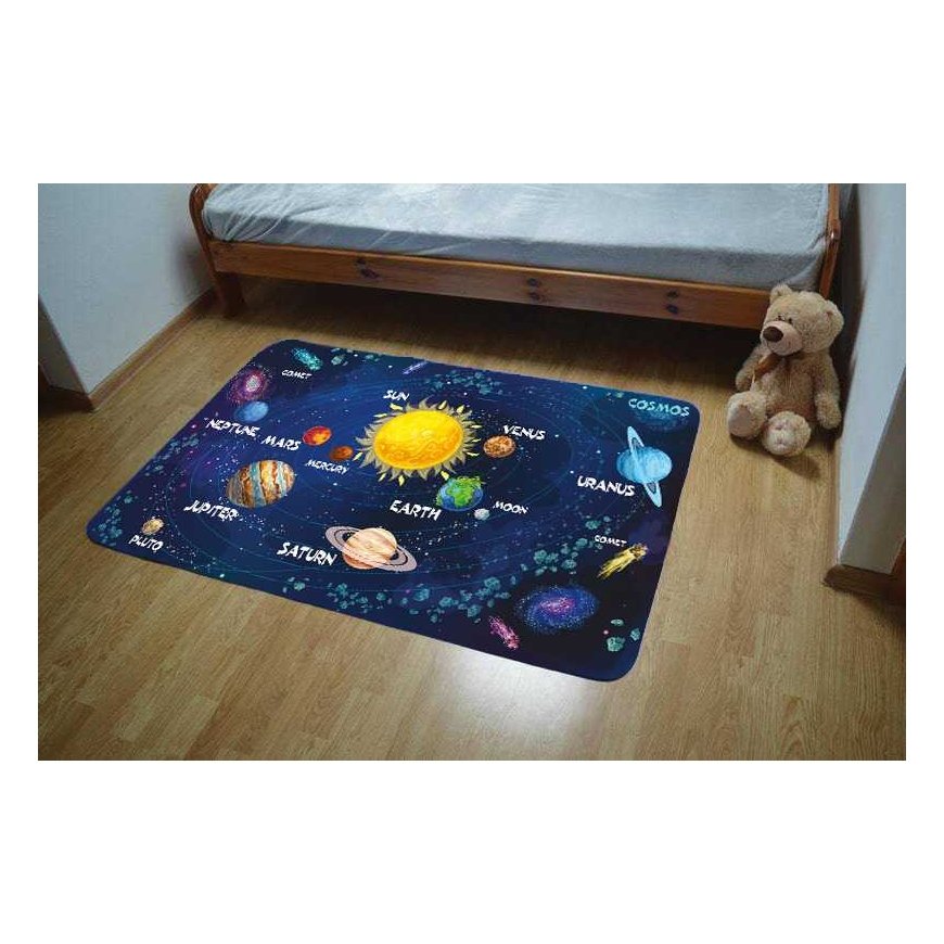 Marko Dywan bērniem ultra mīksts 100x150 - Kosmoss - angļu versija | kosmiska kolekcija – 3