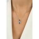 Brilio Silver Silver pendant with zirconia Owl PT71W Brilio Silver Silver pendant with zirconia Owl PT71W