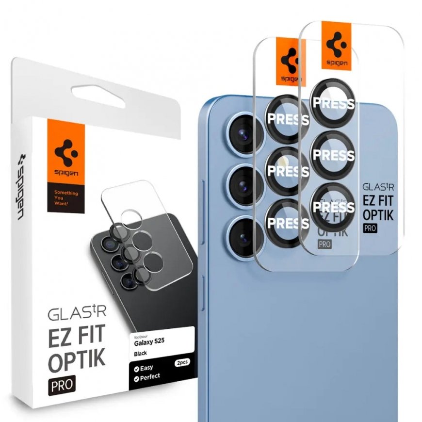 Spigen Glas.tR EZ Fit Optik Pro Camera lens protector Samsung 2 шт