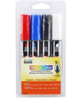 Akrillimaalit Marvy Decocolor Acrylic 315-4C, 4 kpl.