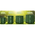 Rainwater tank 650 l Thin PL-522