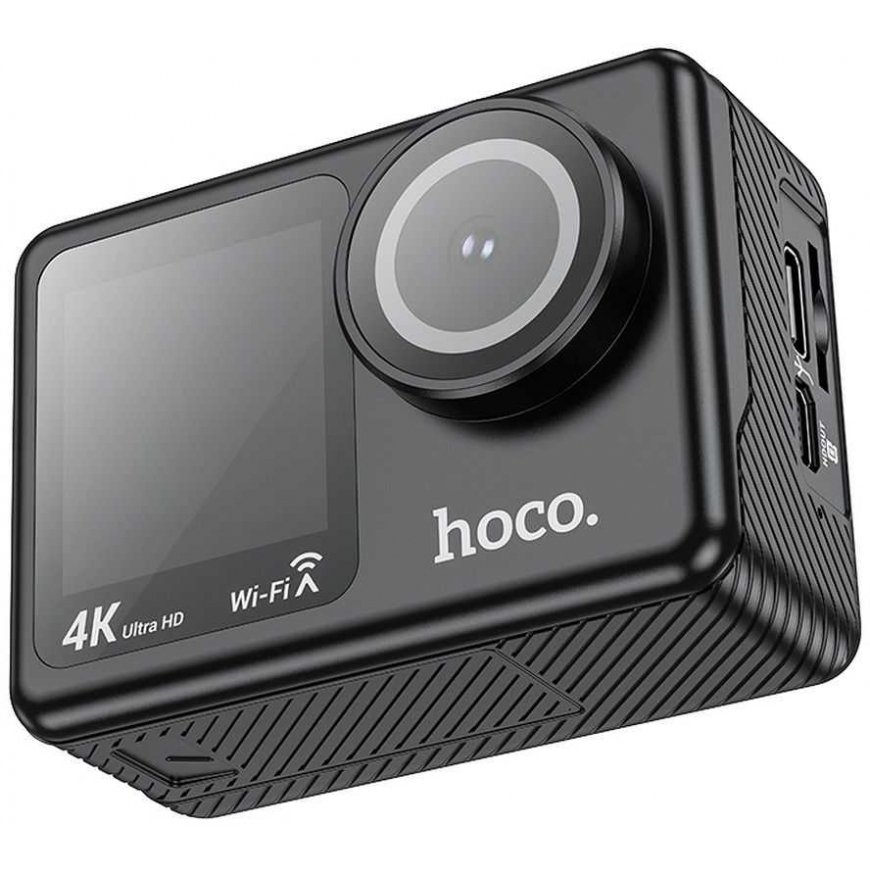 HOCO sports camera with dual screen 1.3" + 2" 4K/30fps DV101 black – 3