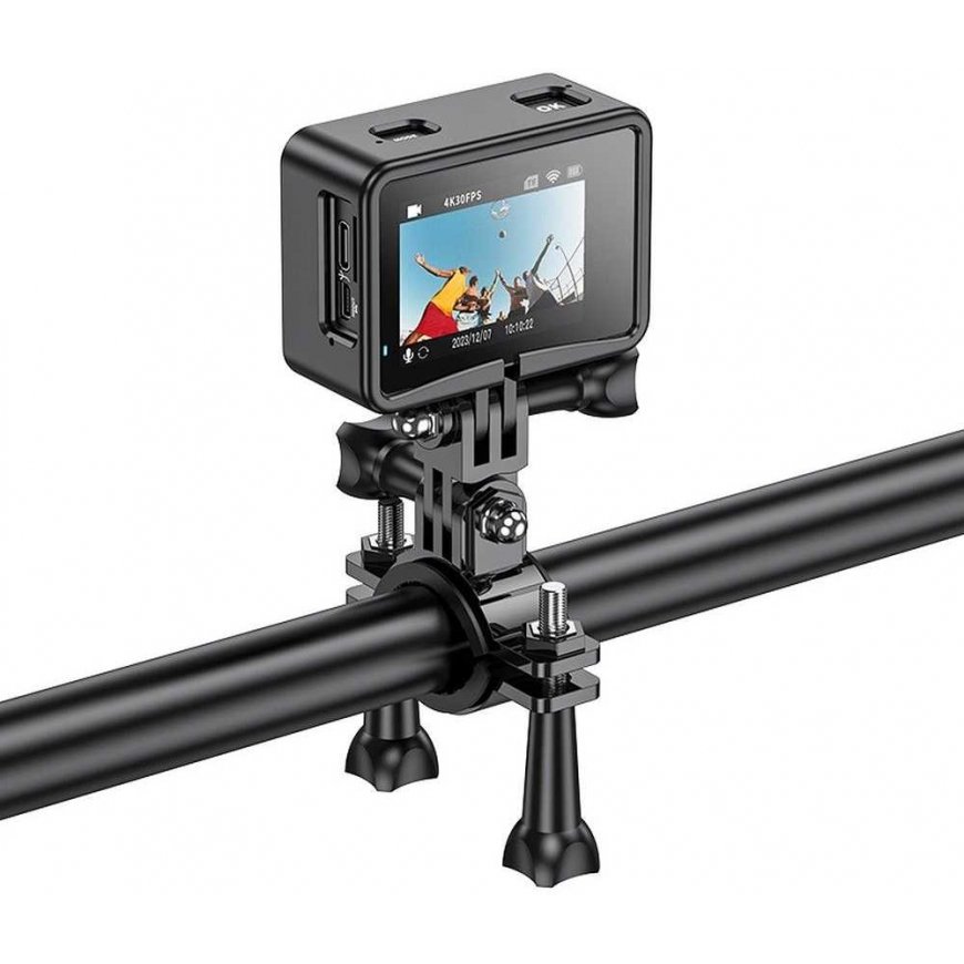 HOCO sports camera with dual screen 1.3" + 2" 4K/30fps DV101 black – 4