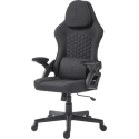 DC130 gaming chair DELTACO GAMING, black with soft linen fabric / 4222376 / GAM-180 DC130 gaming chair DELTACO GAMING, black with soft linen fabric / 4222376 / GAM-180