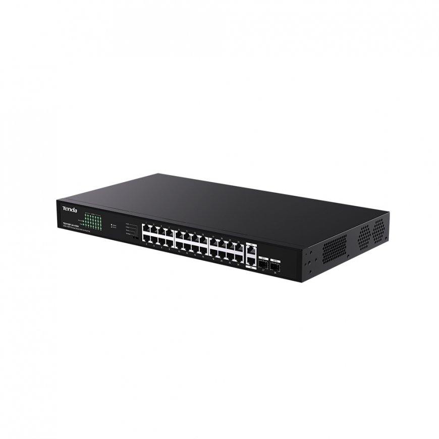 Tenda TEG1128P-24-410W network switch Unmanaged Gigabit Ethernet (10/100/1000) Power over Ethernet ( – 2