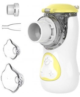 FEELLIFE portatīvais bērnu inhalators AIR KIDS, dzeltena