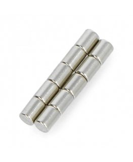 Neodimio magnetas Calamit N35/Ni 3x4mm - 10vnt