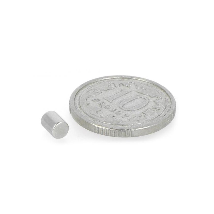 Neodymium magnet Calamit N35/Ni 3x4mm - 10pcs – 3