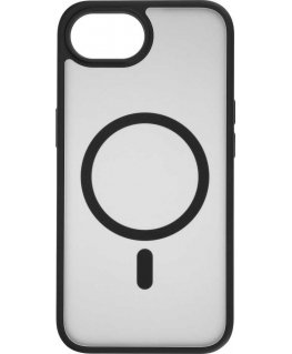 FoneKit MagSafe saderīgs Soft Touch aizsargapvalks, iPhone 16e, melns/pelēks