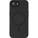 FoneKit MagSafe-yhteensopiva Soft Touch -suojakuori, iPhone 16e, musta/harmaa FoneKit MagSafe-yhteensopiva Soft Touch -suojakuori, iPhone 16e, musta/harmaa