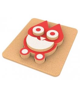 Elou Ekologiset korkkitukit - Palapeli - 3D Pöllö