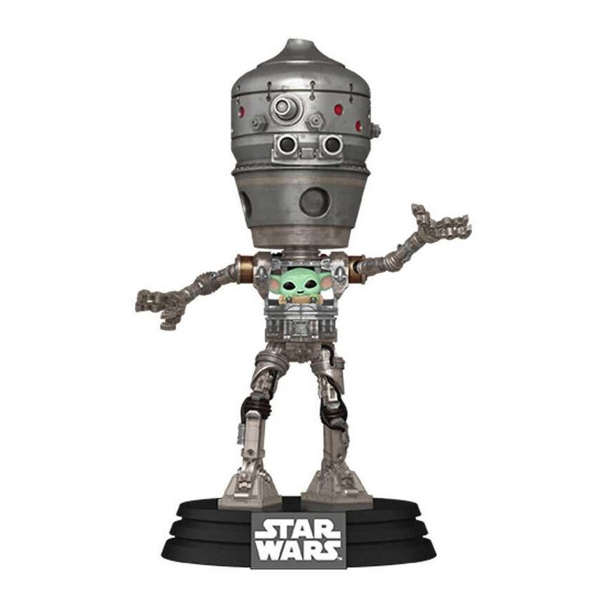 Funko POP figuur Deluxe Star Wars The Mandalorian IG-12 koos Grogu'ga – 2