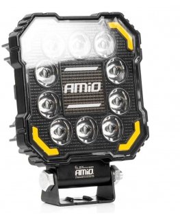 Halogen LED work light, spotlight AWL81, 48 W, 3000 lm, 12 V, 24 V, amio-04425