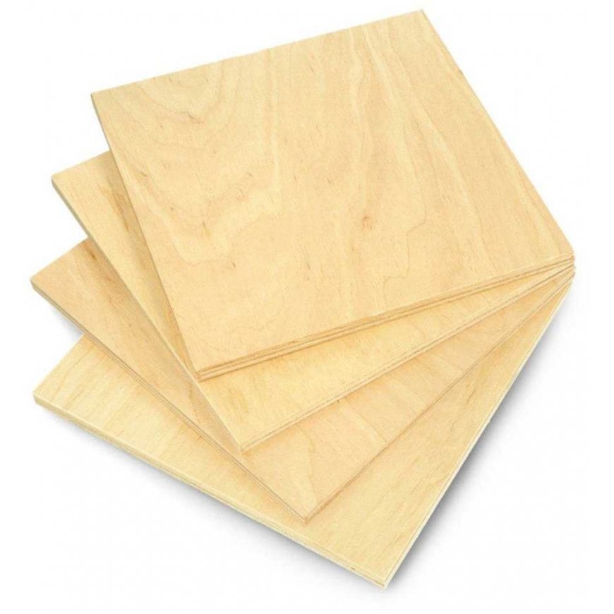 Autotune Birch plywood - 8mm - format 160x160mm - 4 pcs