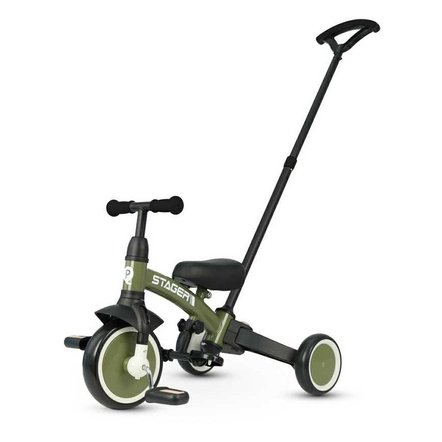 Qplay Triratis dviratukas Stager 3w1 Roheline