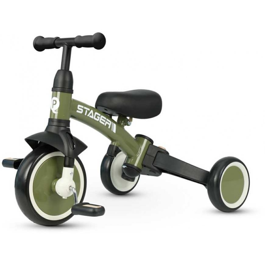 Qplay Triratis velosipēds Stager 3w1 Zaļš – 3