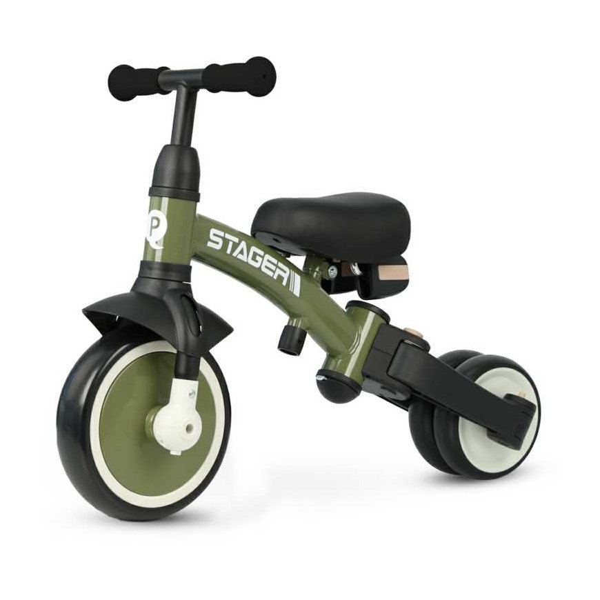 Qplay Triratis velosipēds Stager 3w1 Zaļš – 4