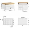 Troli JOW15WNV1 Rotaslietu organizators / rotaslietu kaste ar spoguli Troli JOW15WNV1 Rotaslietu organizators / rotaslietu kaste ar spoguli