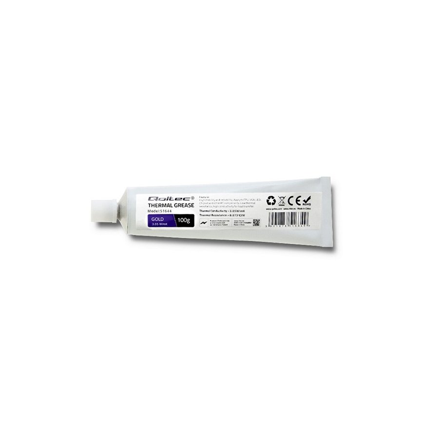 Qoltec 51644 heat sink compound 3.05 W/m·K 100 g