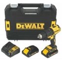 Smūginis suktuvas-grēzējs DeWalt DCD778L2T 18 V 2x3,0 Ah akumulators.