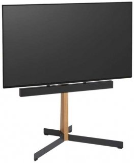 Vogels TVS 3695 TV Floor Stand, Oak/Steel Black