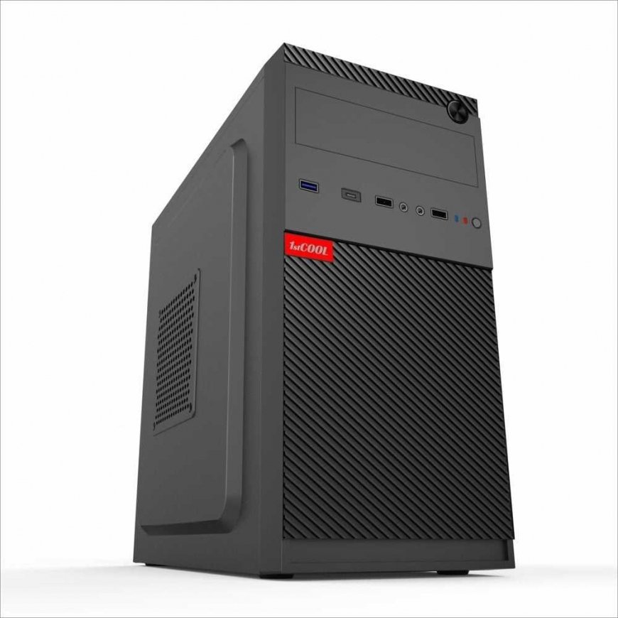 1st Cool 1stCOOL STEP 5 case, micro tower, AU, USB 3.0, USB-C, no power supply, black