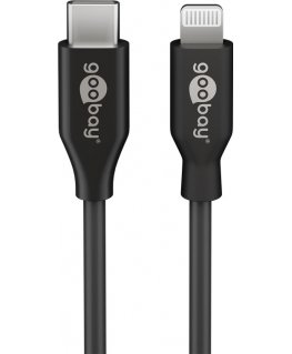 Goobay 39445 lightning cable 1 m Black