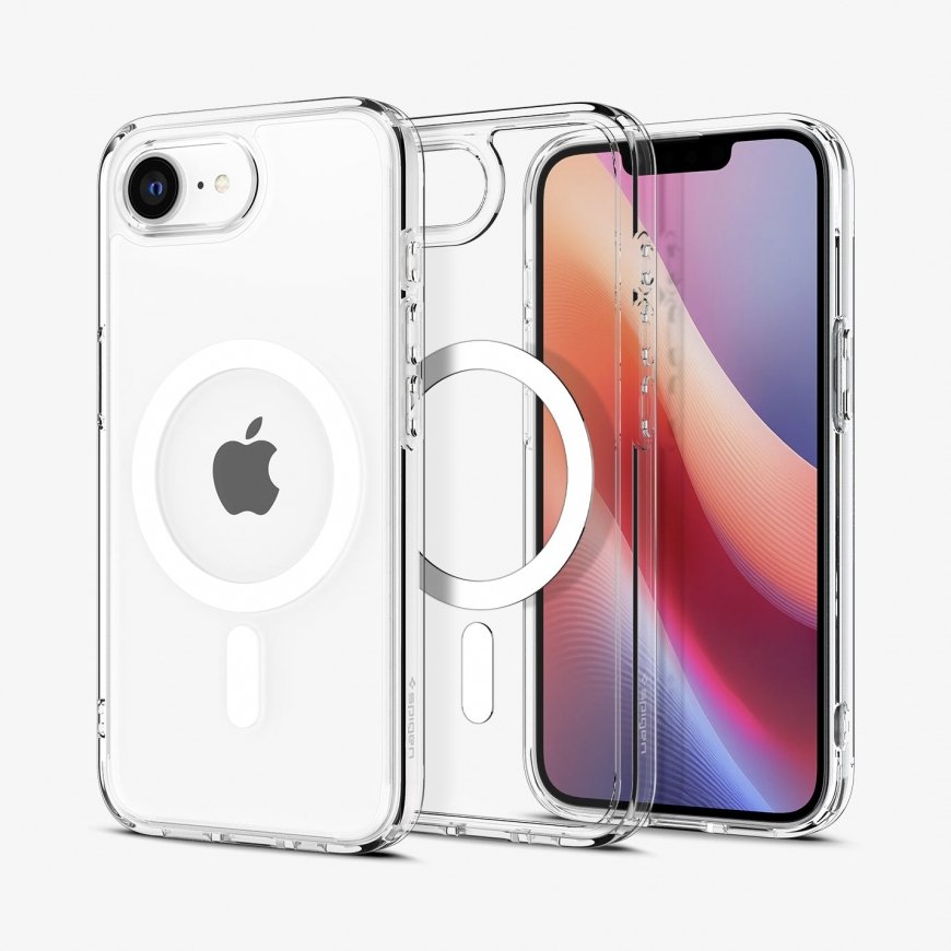 Spigen Ultra Hybrid (MagFit) mobiliojo telefono dėklas 15,5 cm (6.1") Permatomas, Balta – 2