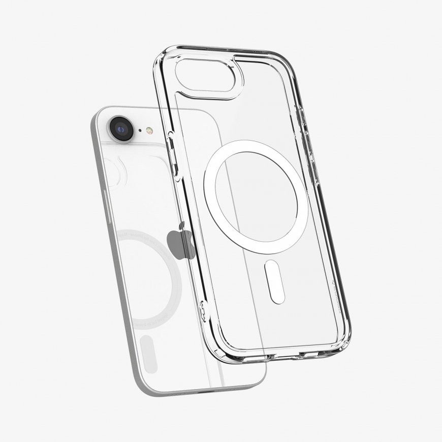 Spigen Ultra Hybrid (MagFit) mobiliojo telefono dėklas 15,5 cm (6.1") Permatomas, Balta – 3