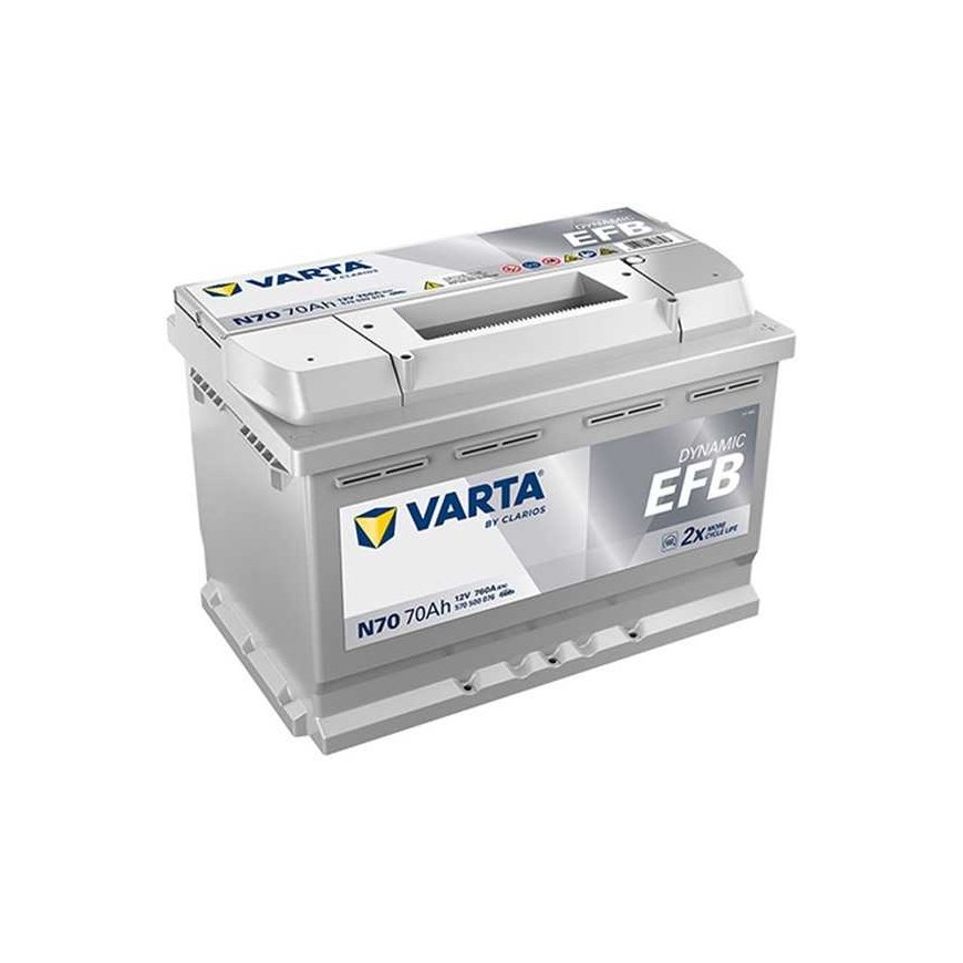 Varta Battery 70 Ah 760 A EN 12V