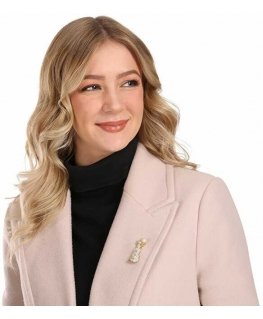 Jwl Luxury Pearls Блестящая перловая брошка для скрипки JL0871