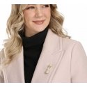 Jwl Luxury Pearls Blizganti perlų sagė smuikule JL0871 Jwl Luxury Pearls Blizganti perlų sagė smuikule JL0871