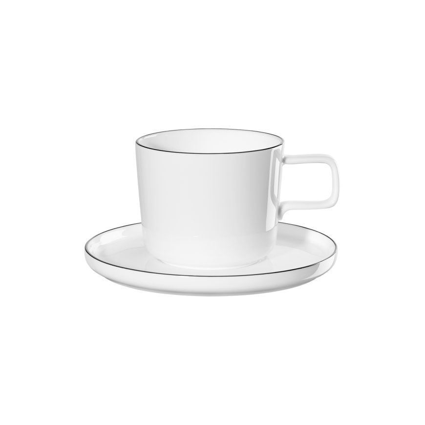 Coffee cup with a saucer Asa Selection Oco Ligne