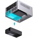 Jonsbo N10 PC-kotelo, Mini-torni, Mini-ITX - hopea Jonsbo N10 PC-kotelo, Mini-torni, Mini-ITX - hopea