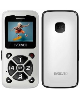 EVOLVEO Mobile phone for seniors EasyPhone ID, white