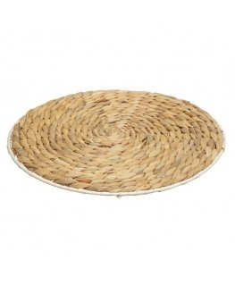 Home Decoration Plate Tray, water hyacinth, Ø 35 cm