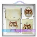 Nimmy 3in1 phone case + bag + item finder case for phone in khaki color Big Eyed Pet 2.0 Cat Nimmy 3in1 phone case + bag + item finder case for phone in khaki color Big Eyed Pet 2.0 Cat