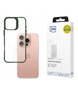 3MK Satin Armor Case+ mobilo telefonu apvalks 16 cm (6.3") Aploksne Zaļš, Caurspīdīgs