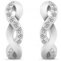Brilio Silver Charming silver earrings with zirconia EA540W Brilio Silver Charming silver earrings with zirconia EA540W