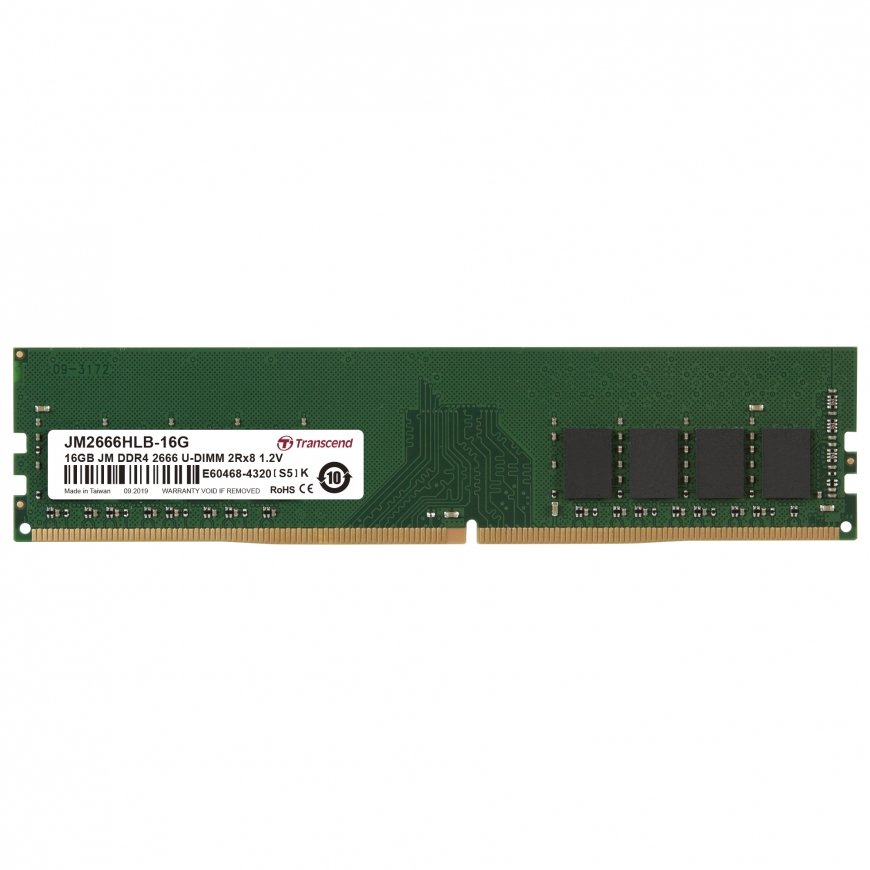 Transcend JetRam JM2666HLB-16G atminties modulis 16 GB 2 x 8 GB DDR4 – 2