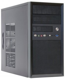Chieftec CT-01B-OP tietokonekotelo Mini Tower musta